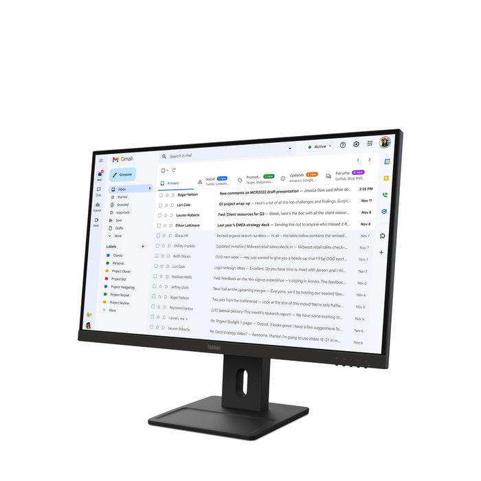 Lenovo ThinkVision E27-40 E2740 Monitor 27 pulgadas FHD IPS Negro