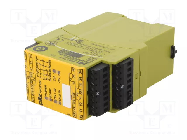 PILZ PNOZ X8P Relé de Seguridad 24VDC 3 Entradas PILZ PNOZ X8P Relé de Seguridad 24VDC 3 Entradas