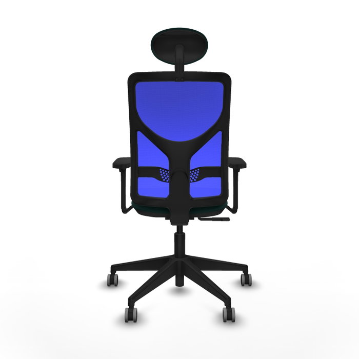 PIQUERAS Y CRESPO Silla de oficina Motilla con mecanismo Sincro, Verde botella y Azul PIQUERAS Y CRESPO Silla de oficina Motilla con mecanismo Sincro, Verde botella y Azul