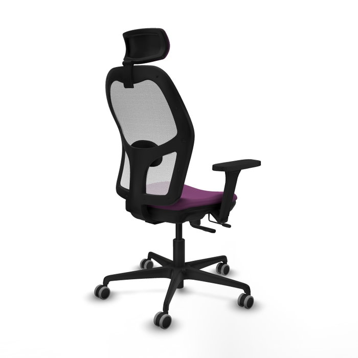 PIQUERAS Y CRESPO Silla de oficina Jorquera Morado y Blanco