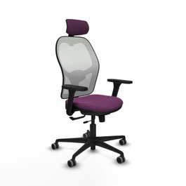 PIQUERAS Y CRESPO Silla de oficina Jorquera Morado y Blanco