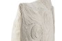DKD Home Decor Cojín de Algodón Blanco Bordado a Mano 45x45 cm