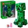 LEGO 21276 Minecraft El Creeper - Figura de Acción Articulada con Patas Móviles y Cabeza Giratoria, Juguete de Construcción para Niños +10 Años