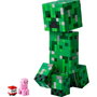 LEGO 21276 Minecraft El Creeper - Figura de Acción Articulada con Patas Móviles y Cabeza Giratoria, Juguete de Construcción para Niños +10 Años