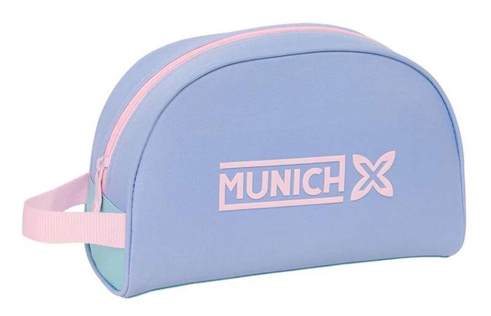 Neceser de Viaje Munich Mellow Azul Rosa Azul cielo 28 x 18 x 10 cm
