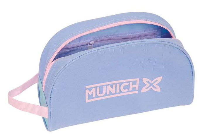 Neceser de Viaje Munich Mellow Azul Rosa Azul cielo 28 x 18 x 10 cm