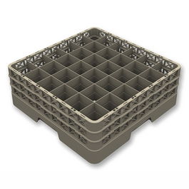 VOLLRATH PUJADAS Cesta Almacenaje y Transporte Base + 3 Extensiones Altura 36 Divisiones 5610.36, Alto 200 mm, Apilable
