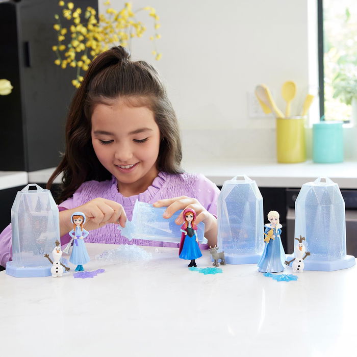 Mattel Muñeca Minis Squishy Ice Reveal HRN72 Disney Frozen Elsa Anna Olaf Sven +3 años