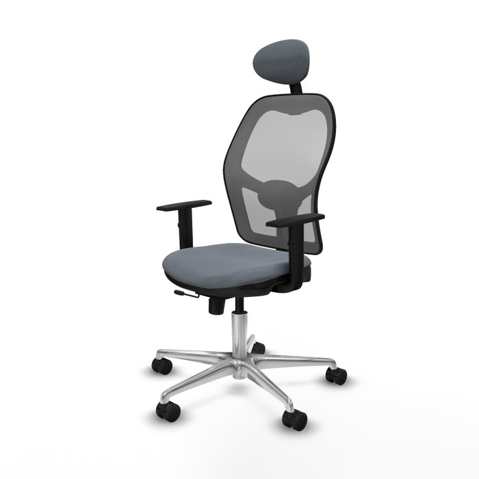 PIQUERAS Y CRESPO Silla de oficina Jorquera Gris con mecanismo Sincro/Traslack PIQUERAS Y CRESPO Silla de oficina Jorquera Gris con mecanismo Sincro/Traslack
