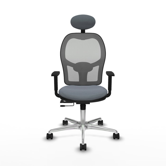 PIQUERAS Y CRESPO Silla de oficina Jorquera Gris con mecanismo Sincro/Traslack PIQUERAS Y CRESPO Silla de oficina Jorquera Gris con mecanismo Sincro/Traslack