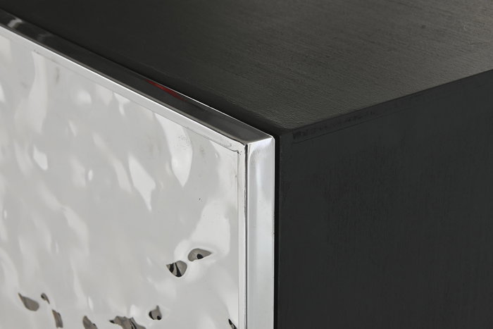 DKD Home Decor Aparador de Metal y Acero Plateado