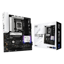 ASRock B860 Pro RS Placa Base ATX LGA 1851 para Intel Core Ultra Serie 2, Chipset B860, DDR5 8666MHz, HDMI, DisplayPort, 2.5GbE LAN, 4xSATA, 3xM.2, RAID