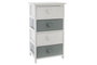DKD Home Decor Cajonera Blanco Gris 4 Cajones 29 x 73 x 40 cm