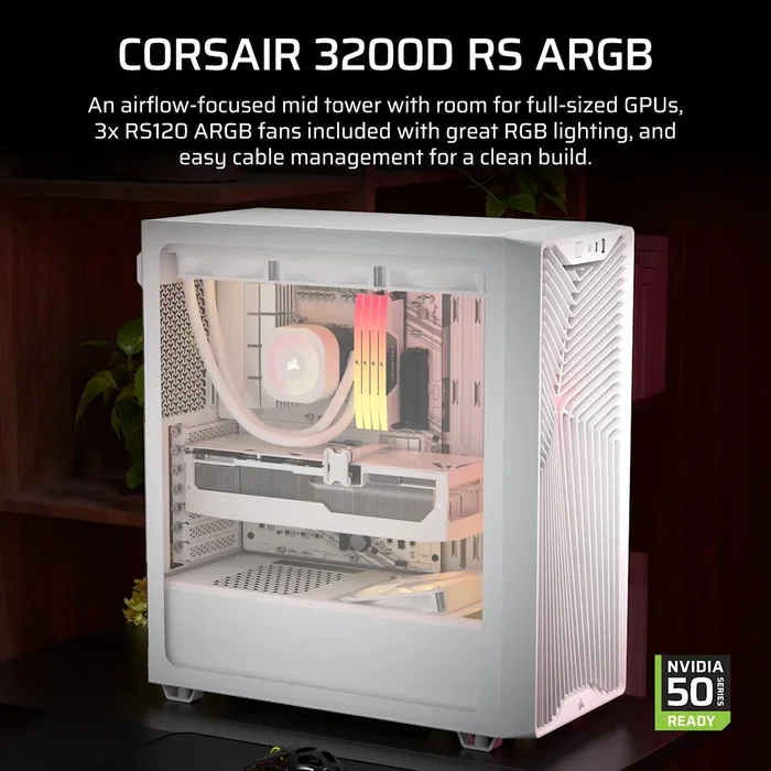 Corsair 3200D RS ARGB Blanco