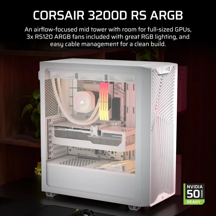 Corsair 3200D RS ARGB Blanco Corsair 3200D RS ARGB Blanco