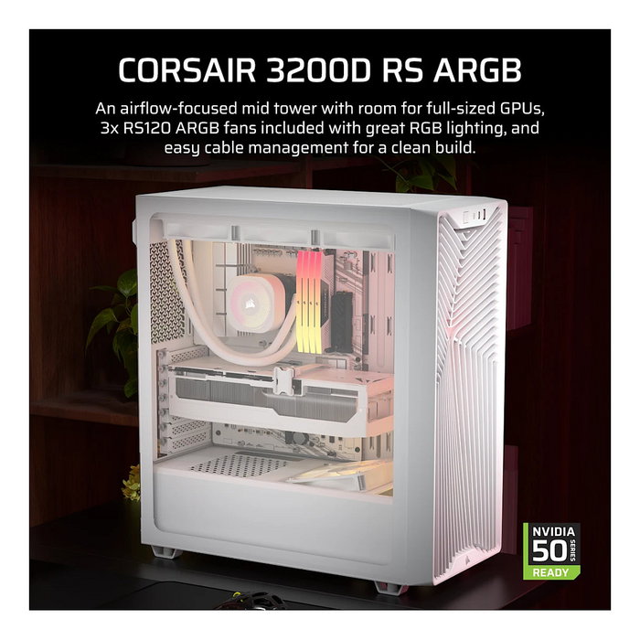 Corsair 3200D RS ARGB Blanco