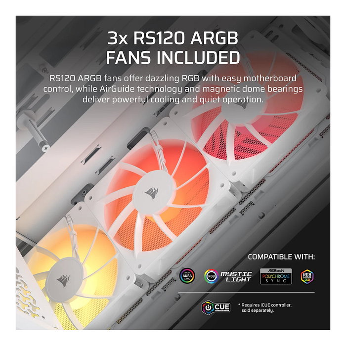 Corsair 3200D RS ARGB Blanco