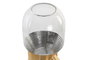 DKD Home Decor Jarrón de Cristal Transparente 13x13x32 cm