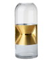 DKD Home Decor Jarrón de Cristal Transparente 13x13x32 cm