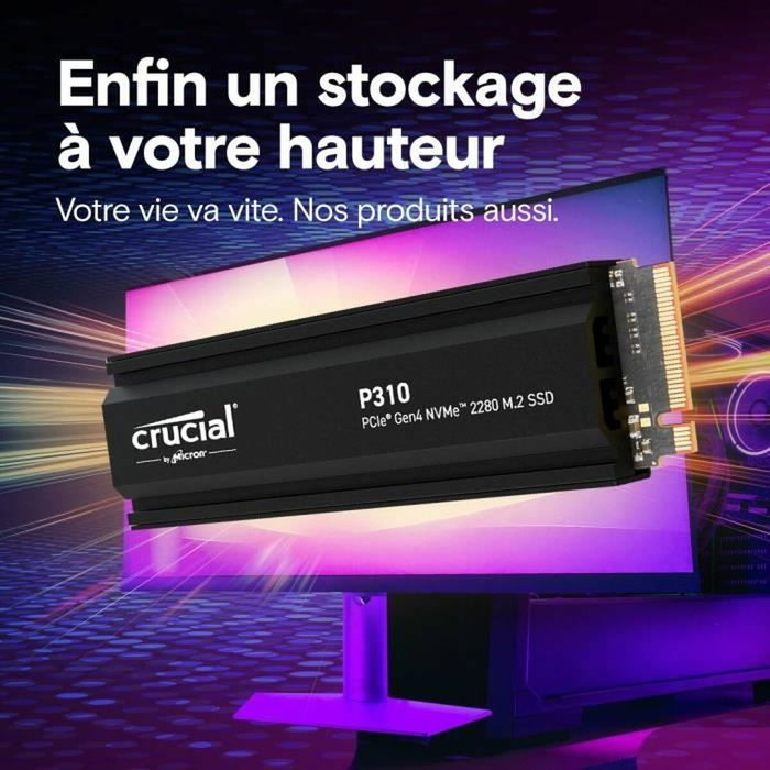 Crucial P310 SSD 1 TB M.2 PCIe Gen4 NVMe