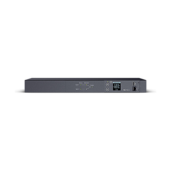 CyberPower PDU24004 PDU Gestionado Conmutado Metered ATS 12A 8 Tomas C13 1U Negro