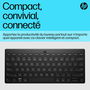 HP 355 Compact Multi UK Teclado Inalámbrico Compacto y Confortable con Conectividad Multi-dispositivo para Escritorio y Portátil