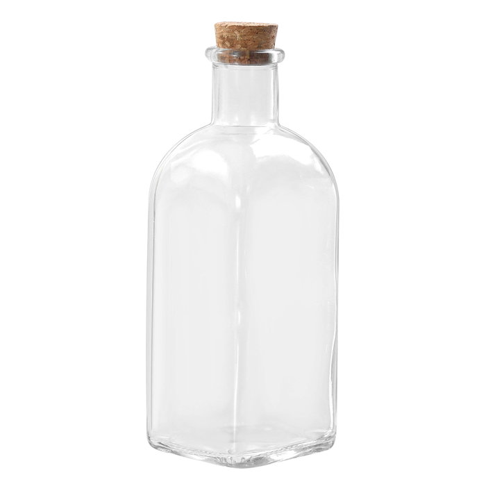 La Mediterranea Botella Frasca de 530 ml con Tapón de Corcho (Pack de 16) SKU: B18ELD7YHQ