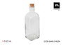 La Mediterranea Botella Frasca de 530 ml con Tapón de Corcho (Pack de 16) SKU: B18ELD7YHQ