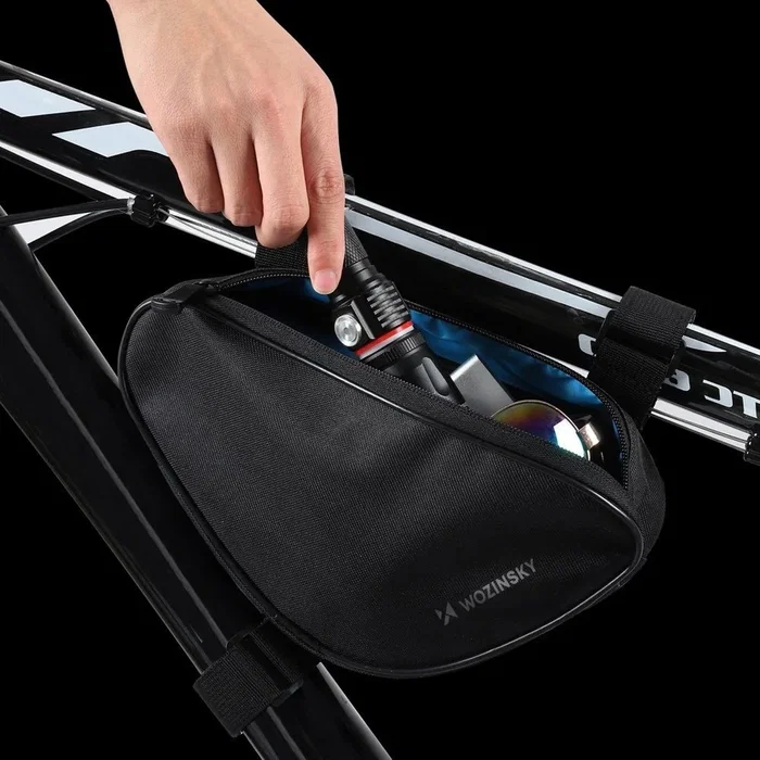 Wozinsky Bolsa de bicicleta para cuadro 1,5 L Negro Wozinsky Bolsa de bicicleta para cuadro 1,5 L Negro