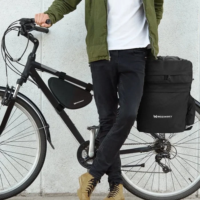 Wozinsky Bolsa de bicicleta para cuadro 1,5 L Negro Wozinsky Bolsa de bicicleta para cuadro 1,5 L Negro