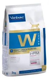 Virbac Pienso para Gatos Pérdida de Peso y Diabetes W1 1,5 kg