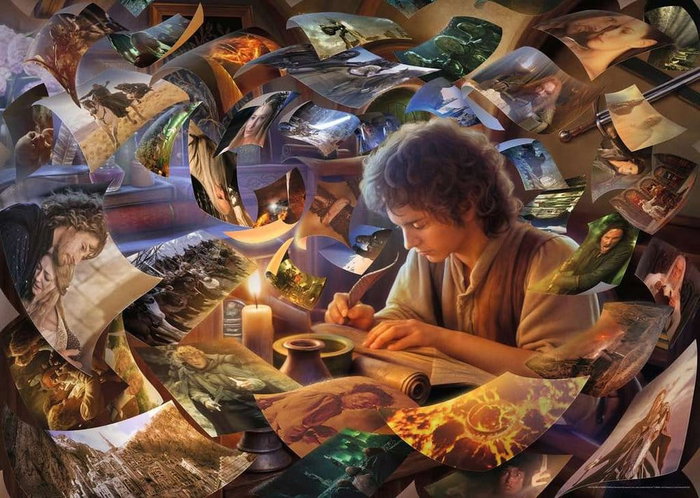 El Señor de los Anillos Puzzle El Viaje de Frodo (1000 Piezas)