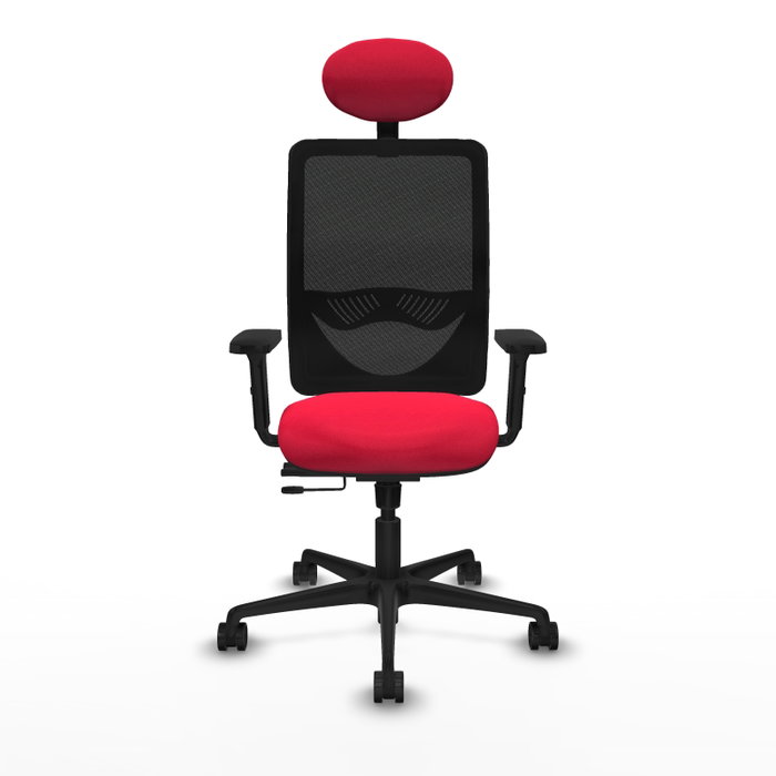 PIQUERAS Y CRESPO Silla de oficina Zulema con mecanismo Sincro/Traslack Rojo y Negro PIQUERAS Y CRESPO Silla de oficina Zulema con mecanismo Sincro/Traslack Rojo y Negro