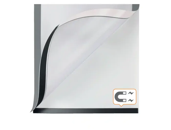 Nobo Marco Porta Anuncios DIN A4 Magnético Autoadhesivo Plata Pack 2 Unidades