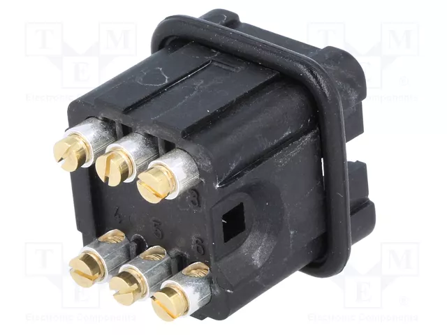 HARTING Plantilla de contacto hembra HDC Staf® 6 Pos.
