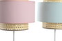 DKD Home Decor Lámpara de Sobremesa Rosamary Metal E27 Surtido de 2