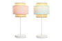 DKD Home Decor Lámpara de Sobremesa Rosamary Metal E27 Surtido de 2