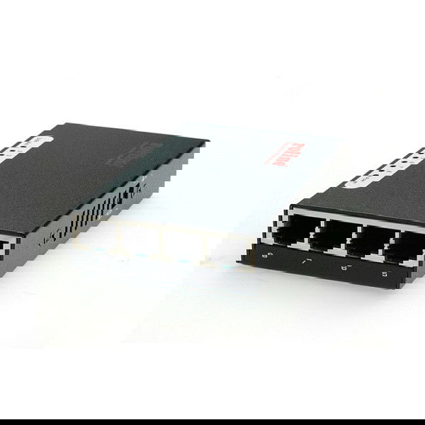 ROLINE Conmutador Ethernet Rápido de Bolsillo 8 Puertos, Full Duplex, Auto-negociación, 6W (Código SA: 85176990)