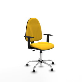 PIQUERAS Y CRESPO Silla de oficina Algarra Amarillo