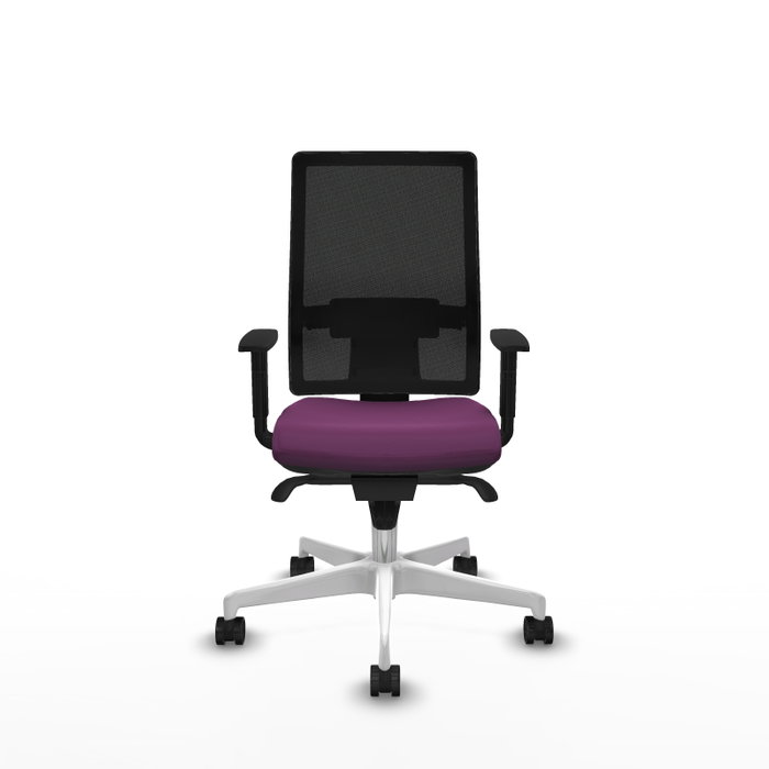 PIQUERAS Y CRESPO Silla de oficina Horna con mecanismo Sincro, Morado y Negro PIQUERAS Y CRESPO Silla de oficina Horna con mecanismo Sincro, Morado y Negro