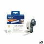 Brother Etiquetas Pre-cortadas DK11203 para Carpetas, 17x87 mm, 300 uds. Blanco