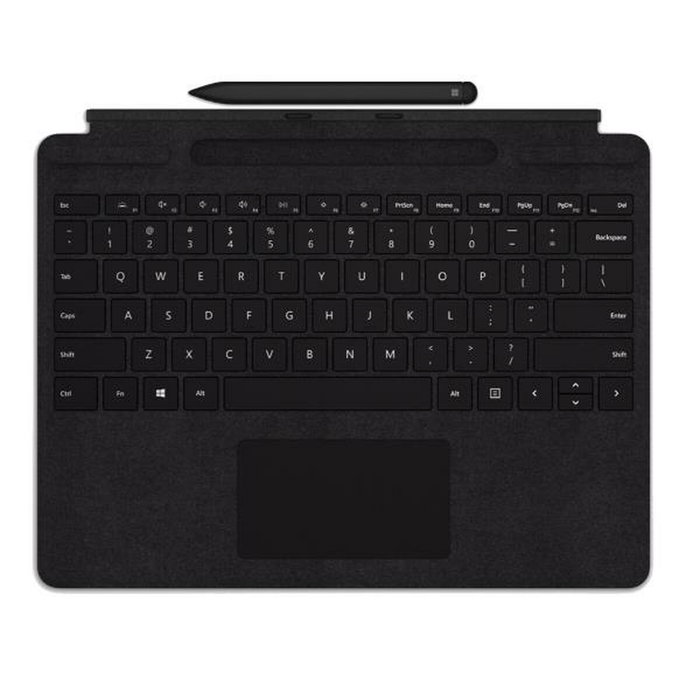 Microsoft Surface Pro Signature Keyboard con Slim Pen 2, Negro, Español
