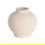 Jarrón Crema Cerámica Decoración 26 X 26 X 26 cm