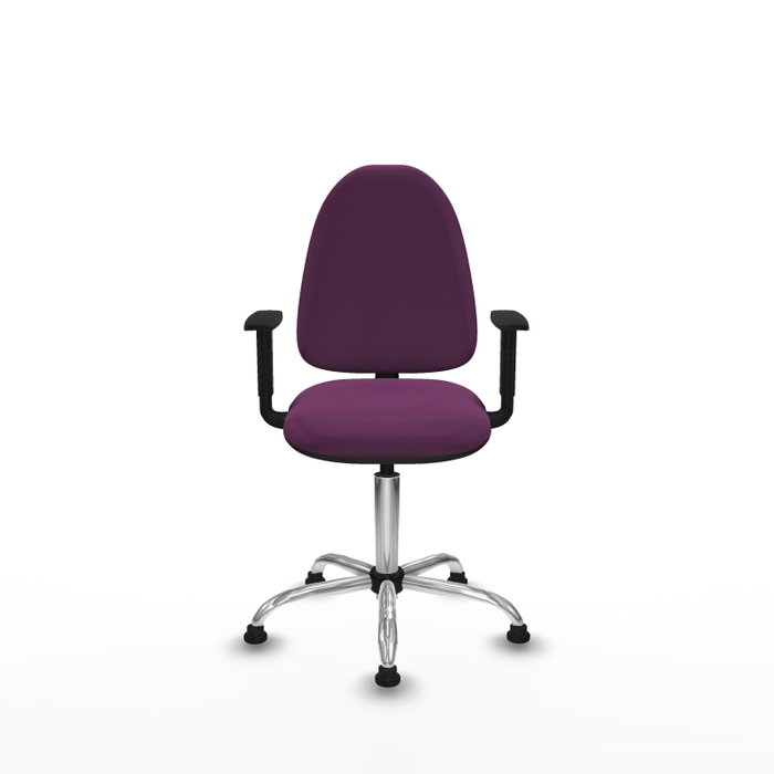 PIQUERAS Y CRESPO Silla de oficina Aýna Morada con Brazos 1D