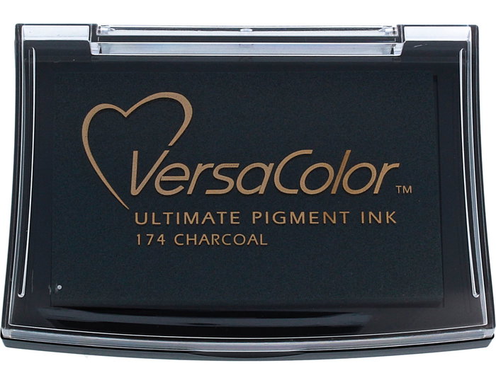 Tsukineko Almohadilla de tinta Versacolor color gris carbón opaca 95x65mm Tsukineko Almohadilla de tinta Versacolor color gris carbón opaca 95x65mm