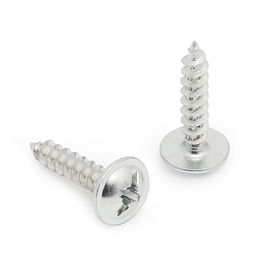 UCAFIX Tornillo Tirador Rosca Madera Cabeza Ancha Zincado Metrica M-3 Largo 20Mm (Set de 100)