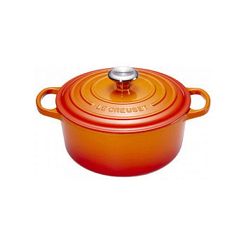 Le Creuset Signature Casserole redonda de 26 cm naranja