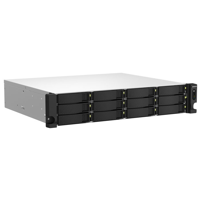 QNAP TS-1264U-RP NAS Bastidor 2U con Intel Celeron, 8 GB RAM y 12 Bahías