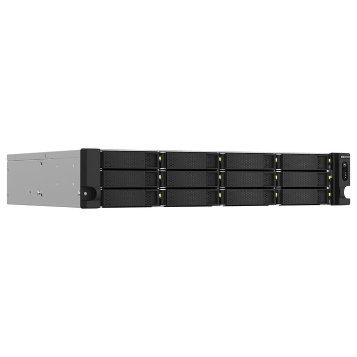 QNAP TS-1264U-RP NAS Bastidor 2U con Intel Celeron, 8 GB RAM y 12 Bahías