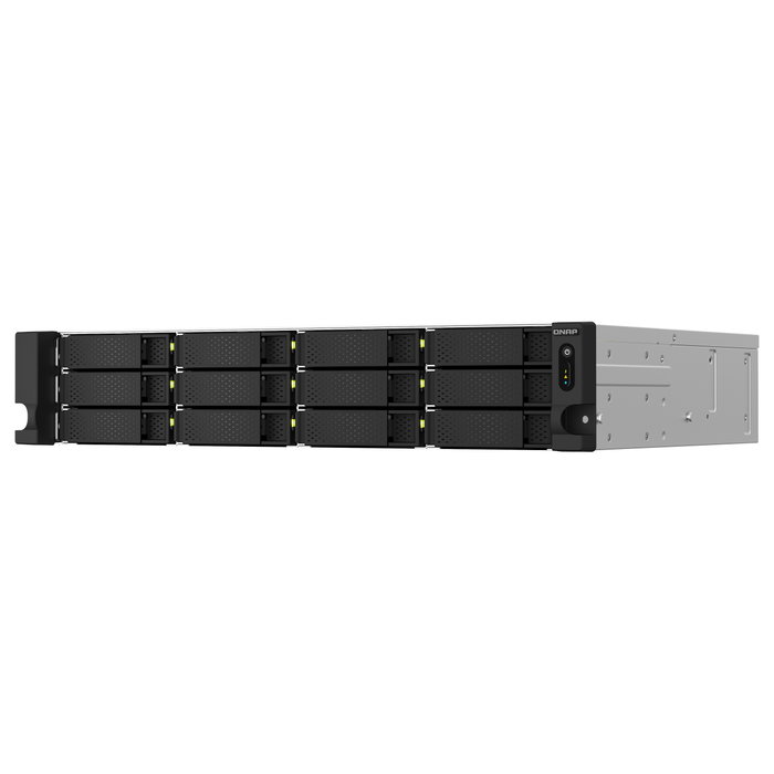 QNAP TS-1264U-RP NAS Bastidor 2U con Intel Celeron, 8 GB RAM y 12 Bahías